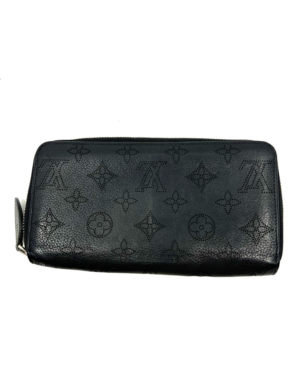 Louis Vuitton Mahina Zippy Wallet Noir Round Zip Wallet